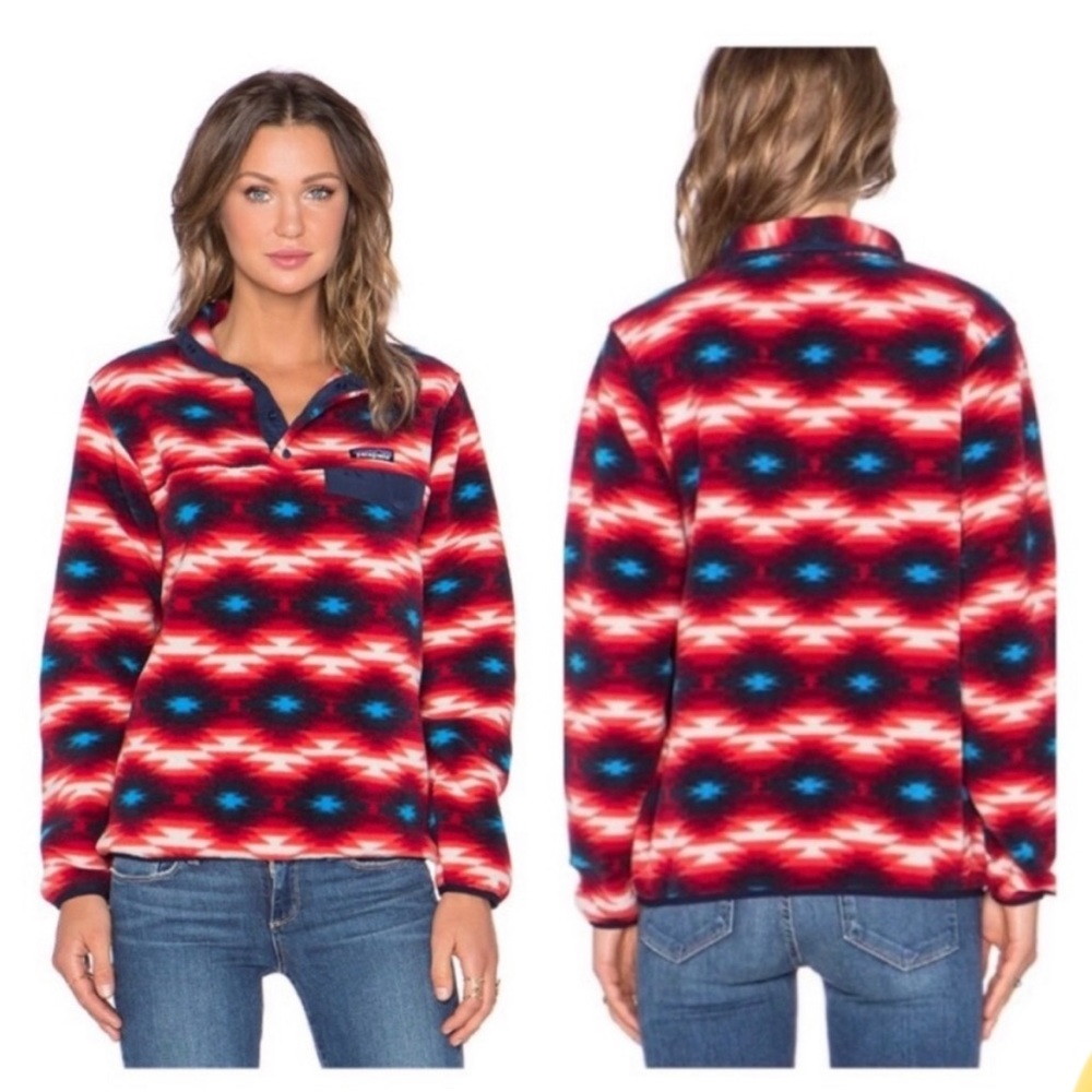 Patagonia Red Wild Desert Synchilla